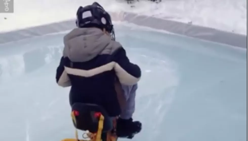 Little Boy Makes Homemade Zamboni For His Backyard Ice Rink – Learn How [VIDEO]