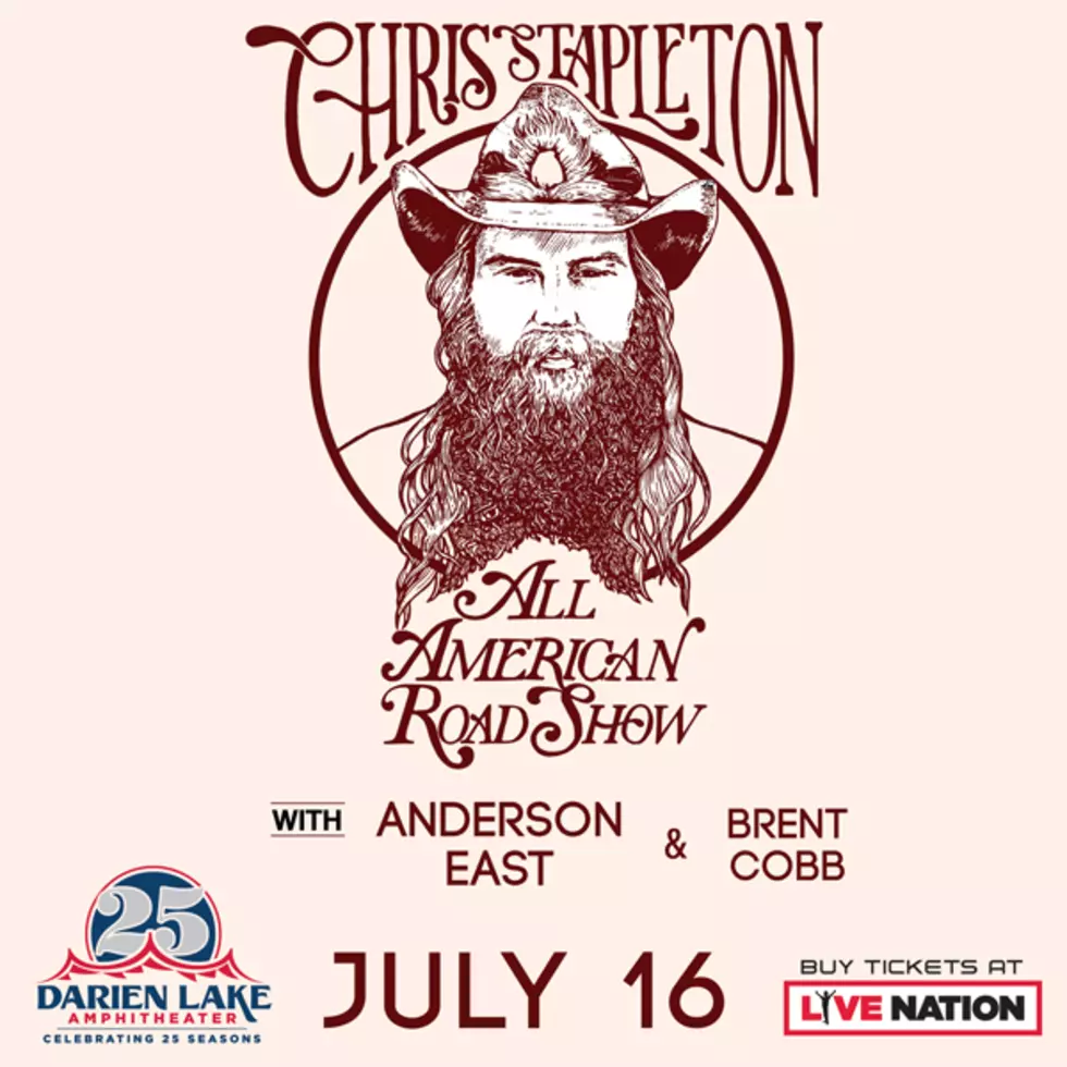 Chris Stapleton at Darien Lake Sunday, July 16th!  Get Ticket + On Sale Info Now!