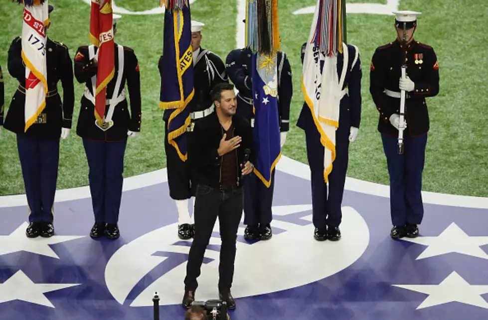 WATCH: Luke Bryan Sing National Anthem At Super Bowl 51