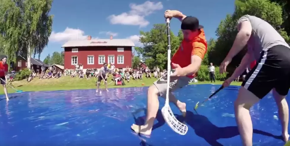 This Soap Hockey Game Looks Perfect For Summer In Buffalo