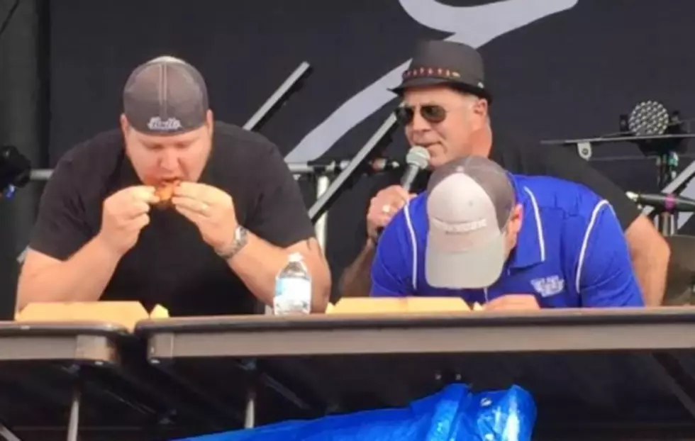 Remember This?  Brett Alan And Clay Moden Compete In Wing Eating Competition