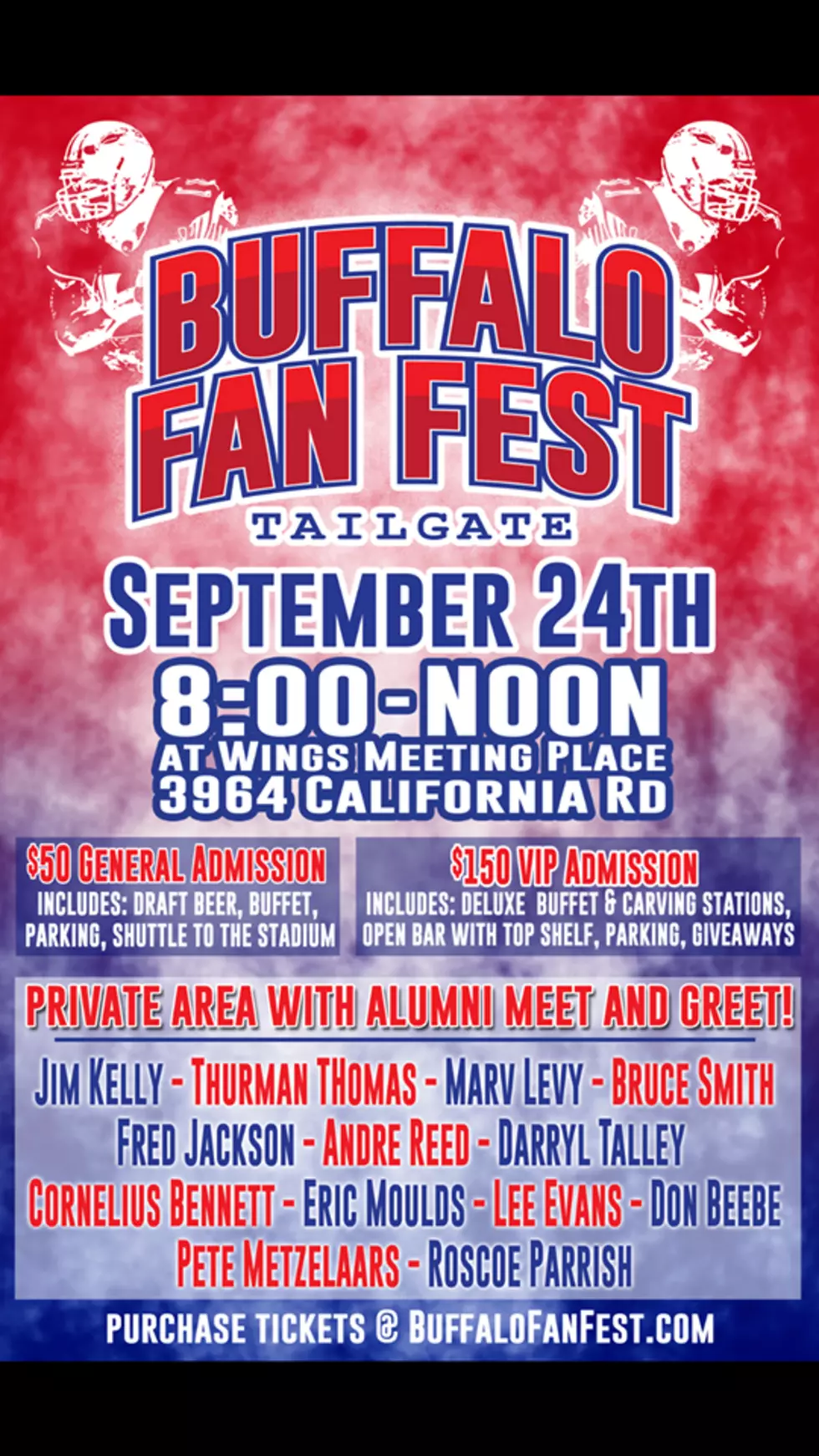 This Looks Like A Riot! The Buffalo Bills Fan Fest Is Happening Before The Game On Sunday!