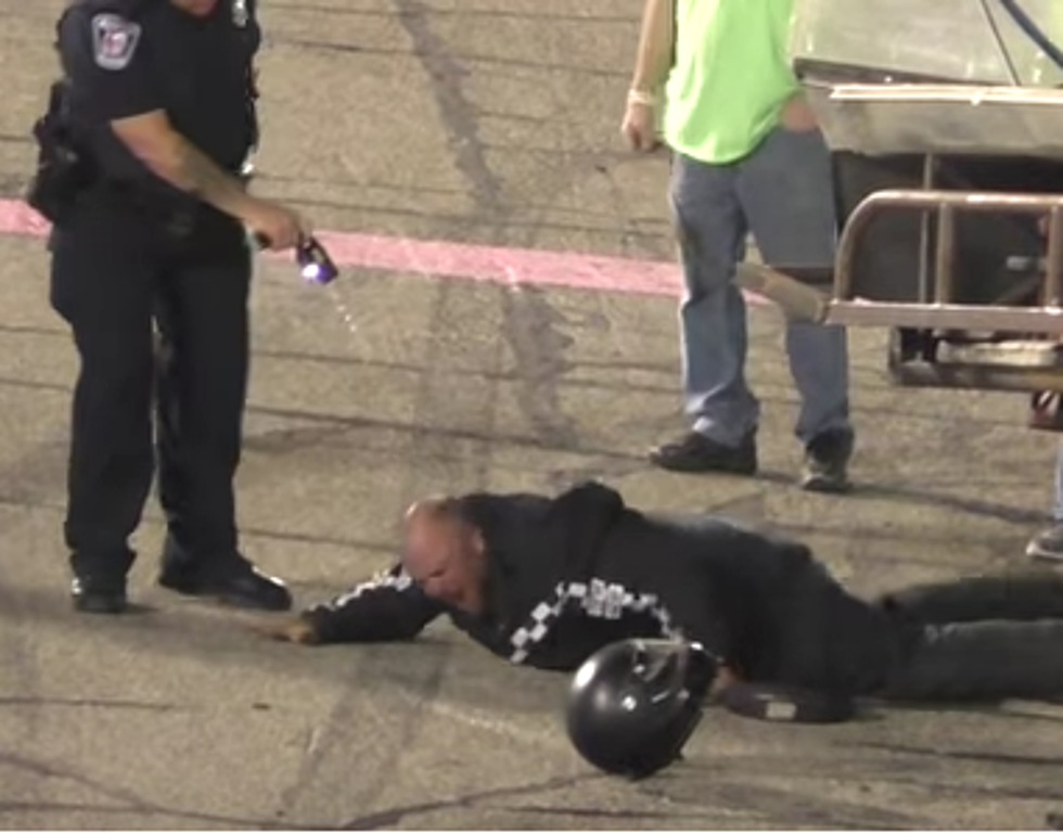 WATCH: Race Car Driver Tasered By Cops On the Track