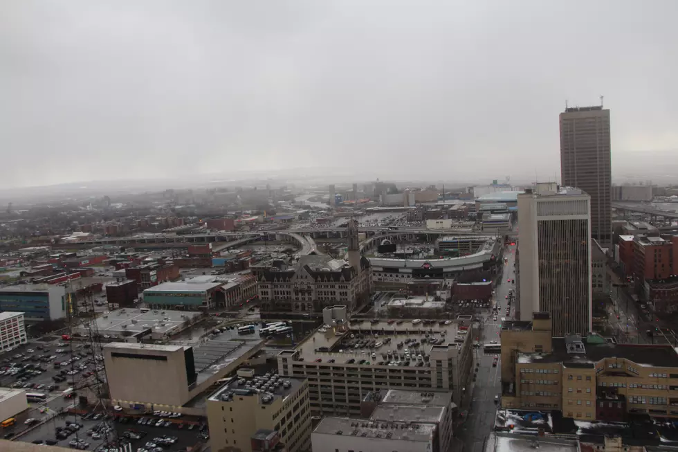 Watch a Snow Storm Engulf Downtown Buffalo