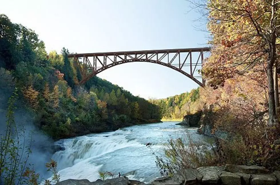 Iconic  Letchworth Trestle Bridge Is Being Ripped Down
