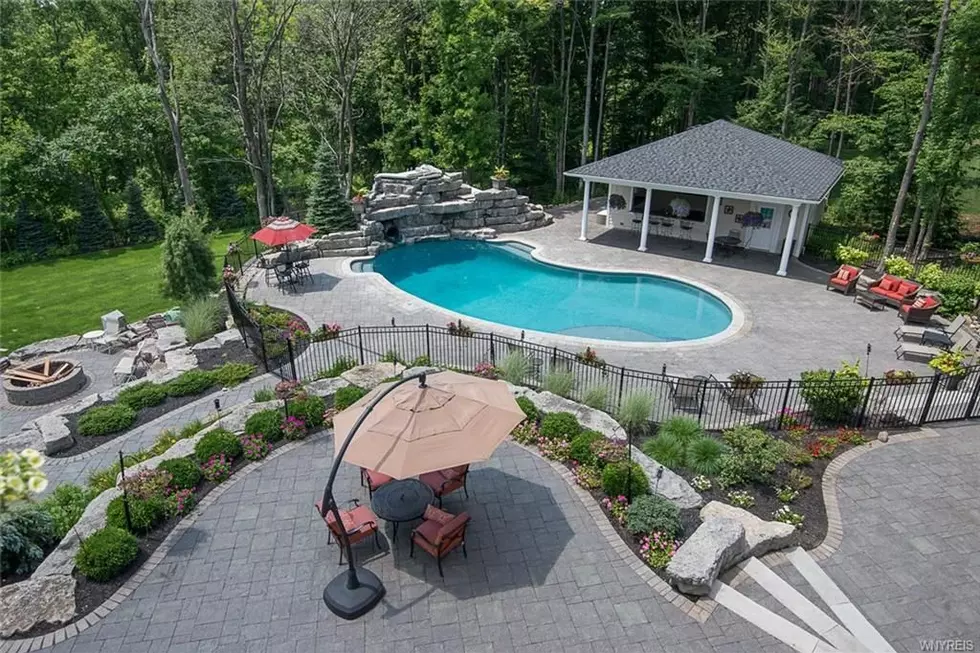 LOOK: Cool House In Orchard Park With Indoor Basketball Court! [PICS]