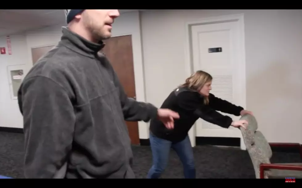 WYRK's First Office Olympiad - Office Chair Curling [VIDEO]