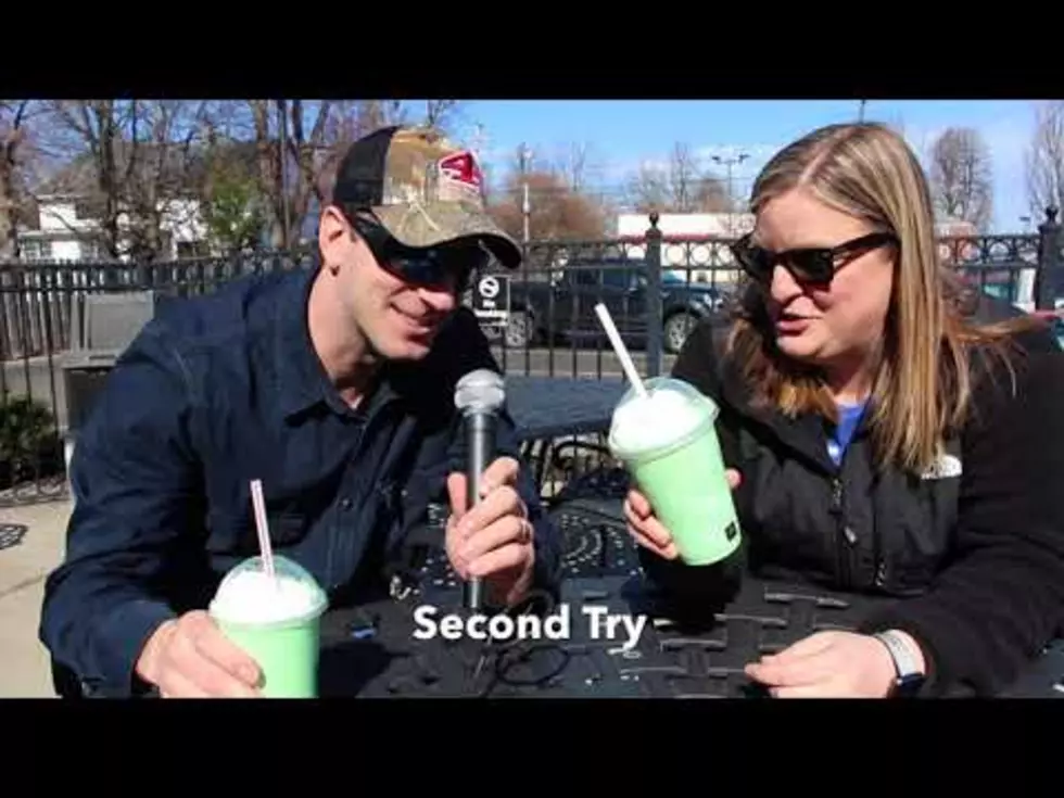 WATCH: Clay and Liz Take The Shamrock Shake Challenge