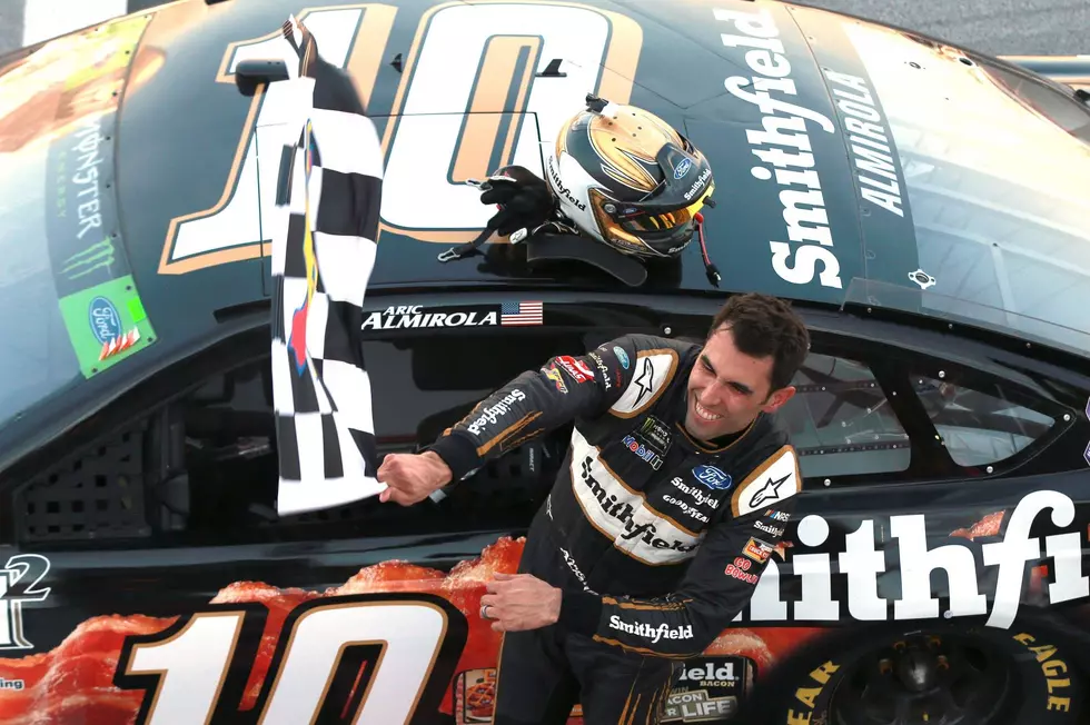 Almirola Wins at Talladega to Advance to the Round of 8