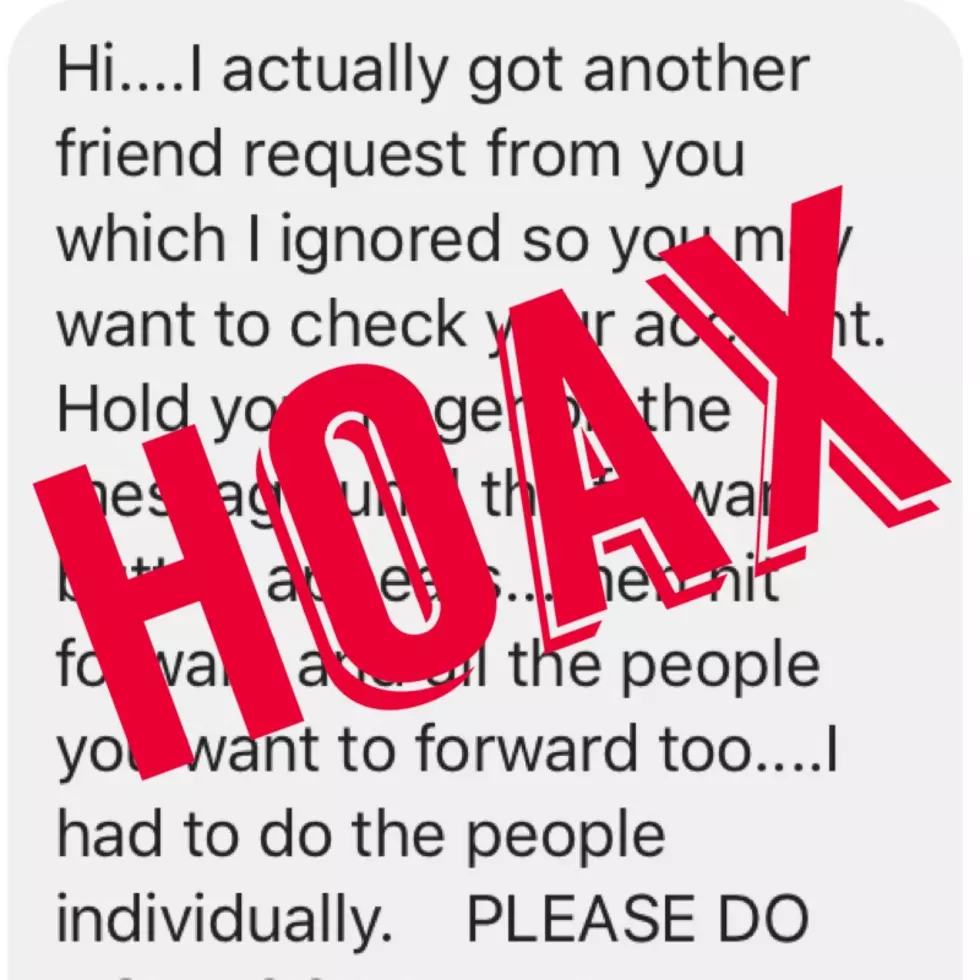 Stop Sending This Message On Facebook - It's False