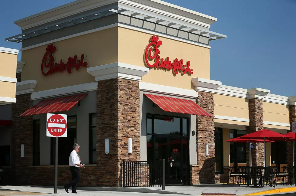 People Line Up For The Grand Opening Of Transit Road Chick-Fil-A