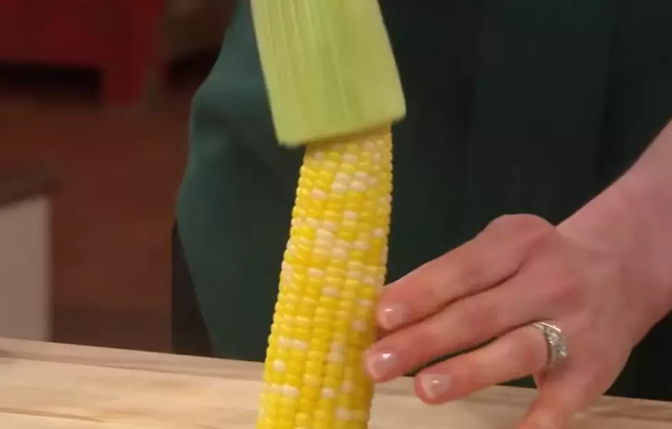 The Easiest Way To Shuck Corn! [VIDEO]