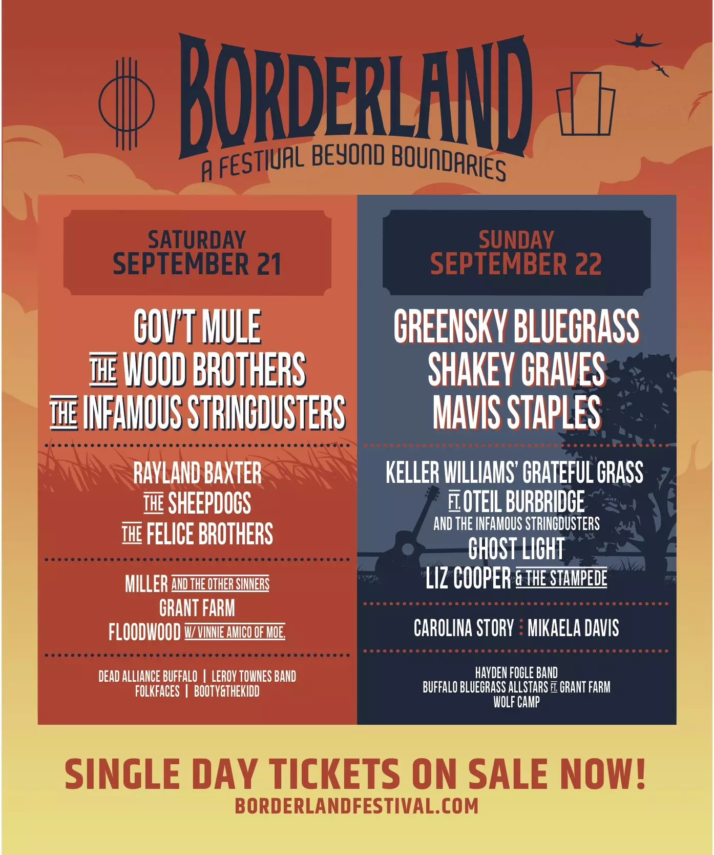 Borderland Festival Single-Day Tickets On Sale Now