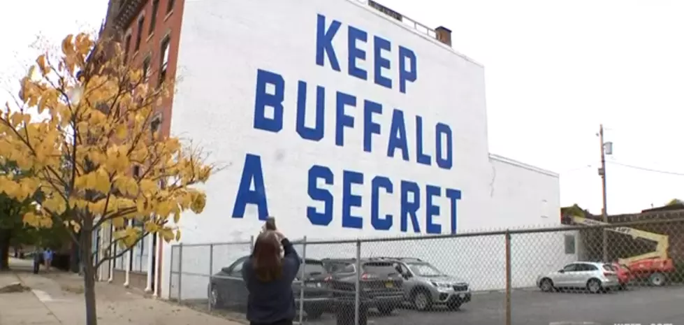 New Downtown Mural Says To “Keep Buffalo a Secret”