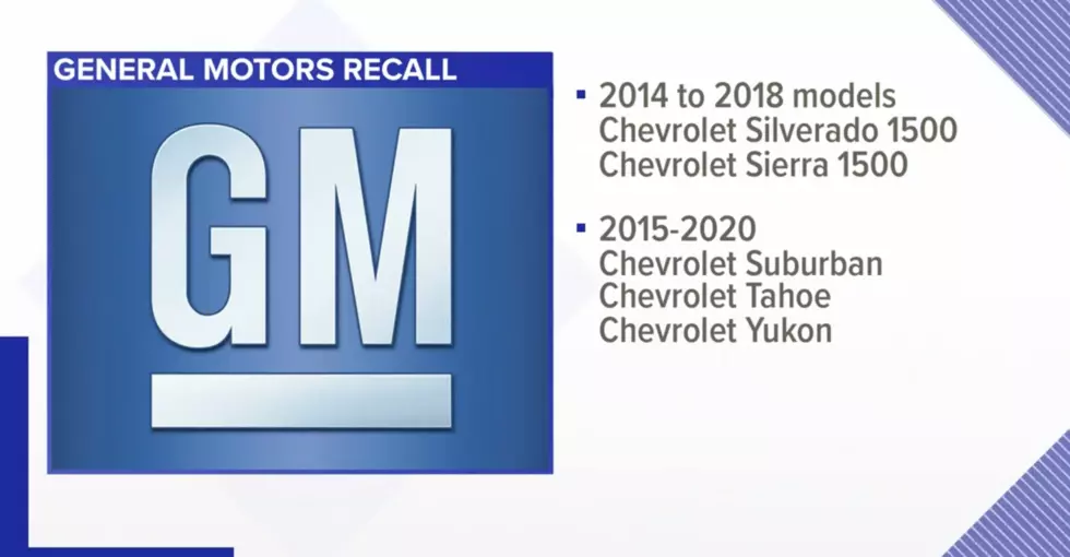 GM Recalls Trucks, SUVs Due To Braking Issues