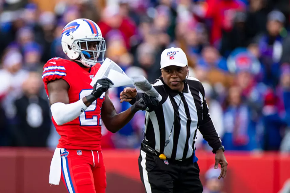 Bills' Tre White Grabs Ravens Play Sheet and Reads It On The Field