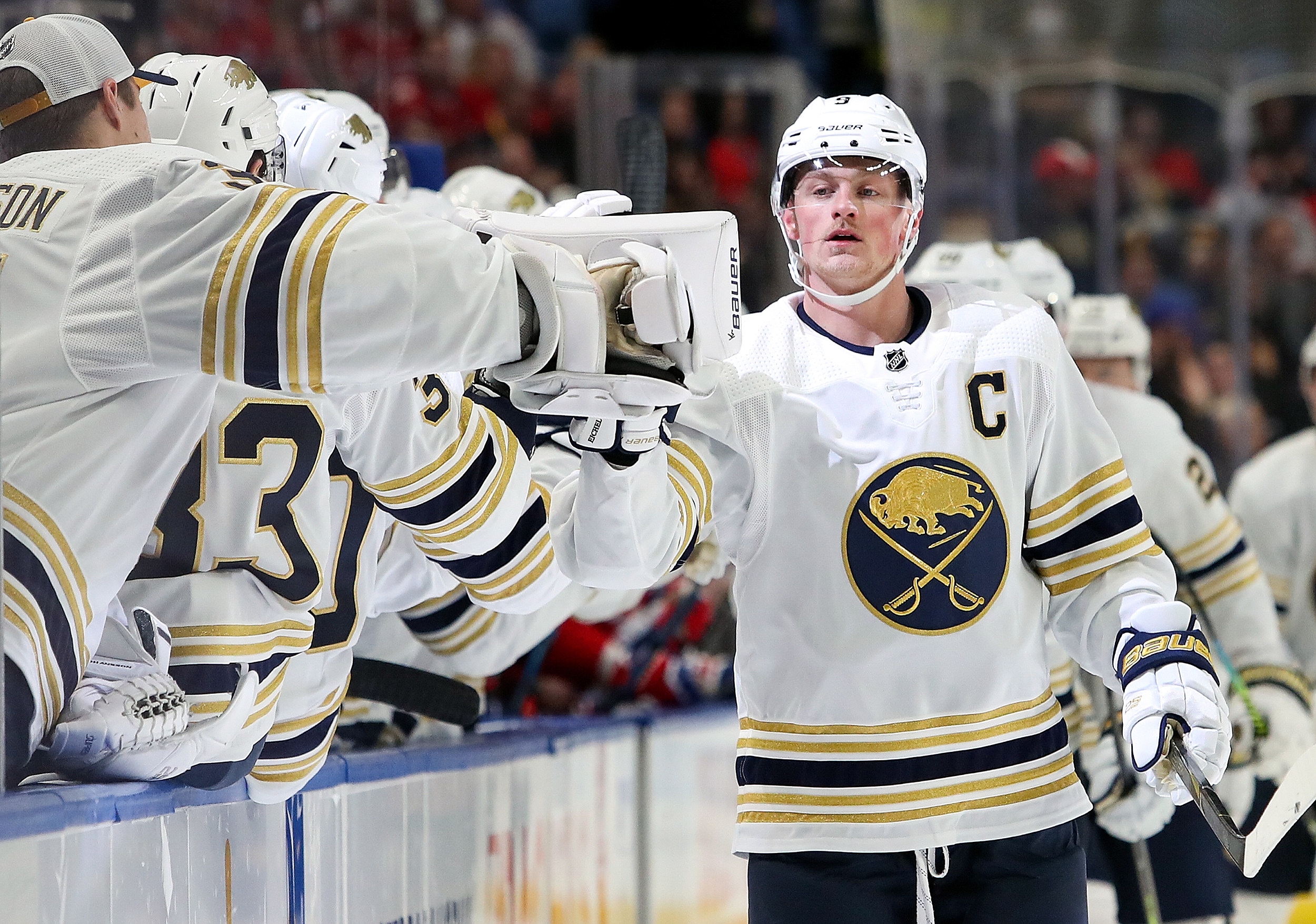 Buffalo Sabres captain Jack Eichel is fan of Bills QB Josh Allen