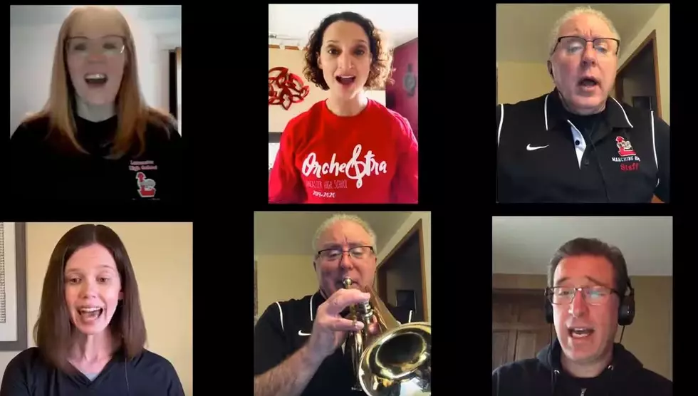 Lancaster High School Teachers Show School Spirit In Song [VIDEO]