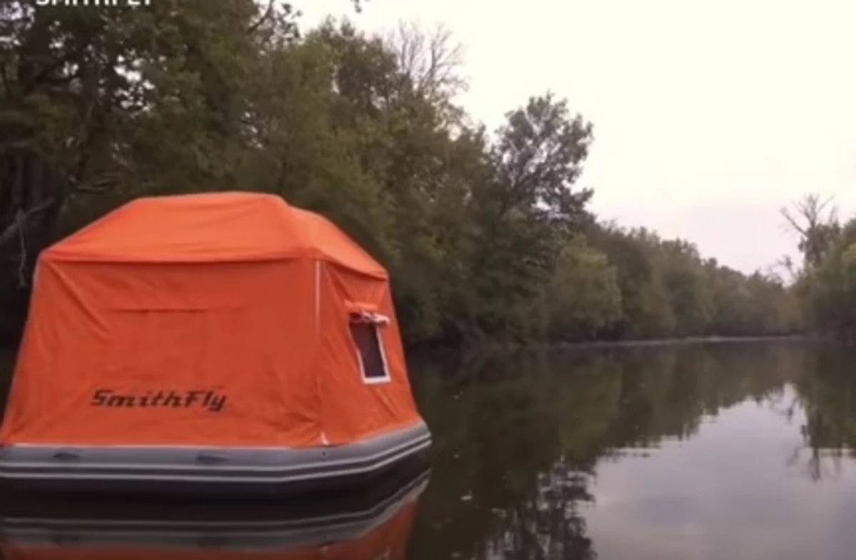 New Tent Allows You To Camp On The Water
