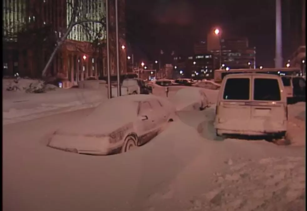 20 Years Ago Today: This Huge Buffalo Snowstorm Stranded Vehicles [VIDEO]