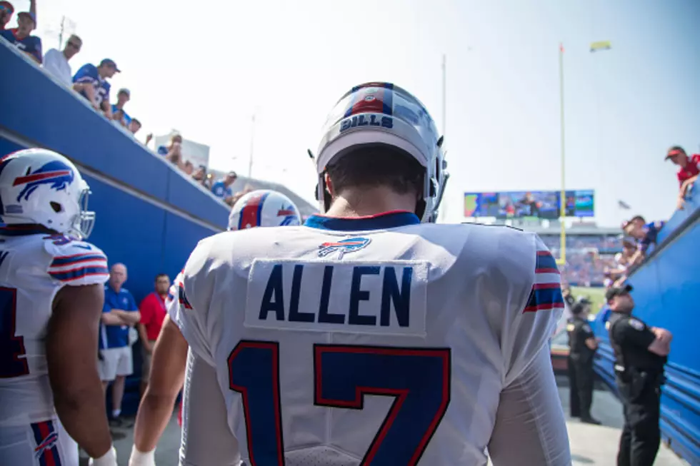 Bills' Josh Allen Appears on Christmas Sleigh in West Seneca 