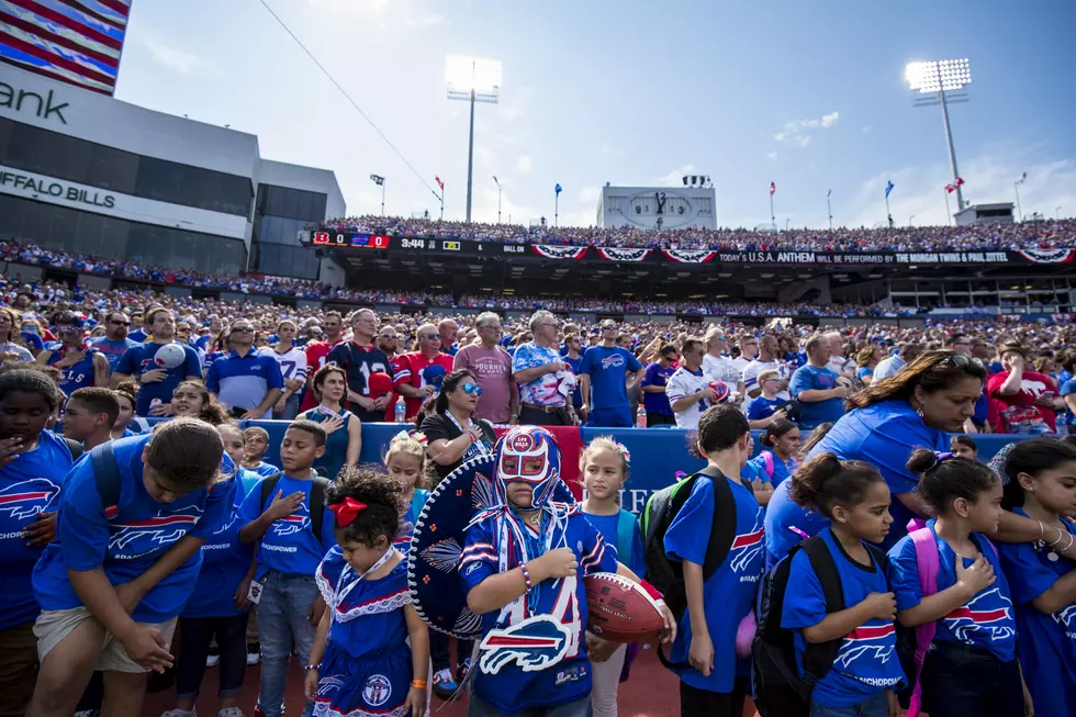 You Have To See This Massive Buffalo Bills Logo Man Painted on His Roof