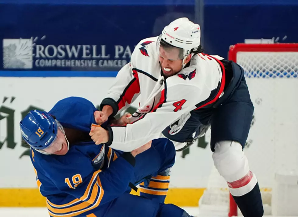 Buffalo Sabre Jake McCabe Fights Brenden Dillon in Opener [WATCH]