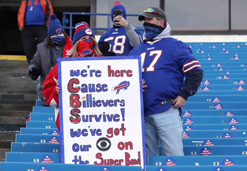 Amazing Buffalo Bills Logo Cut Out in the Middle of the Lake