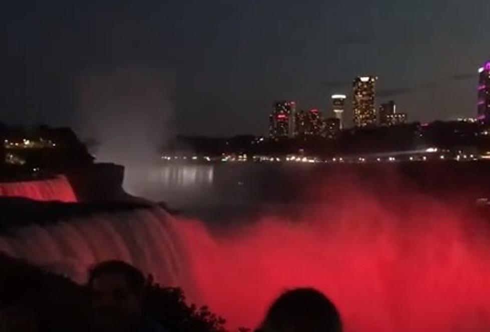 It Looked Spooky But Here Is Why Niagara Falls Was Lit Up In Red