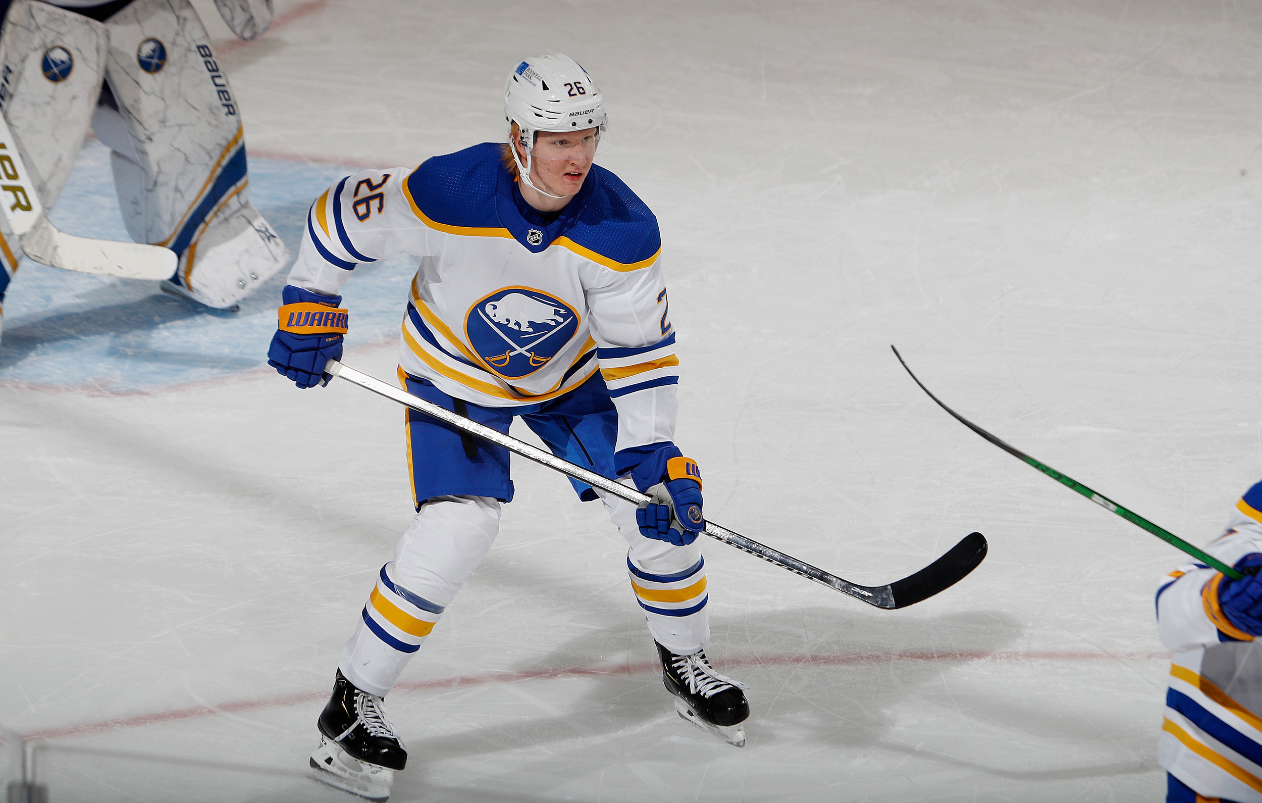 Newly appointed captain Jaroslav Spacek of the Buffalo Sabres skates  News Photo - Getty Images