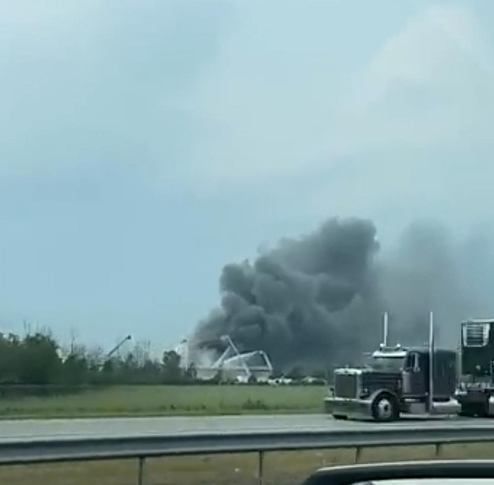 VIDEO: Did Anyone See This Fire Yesterday You Could See For Miles?!