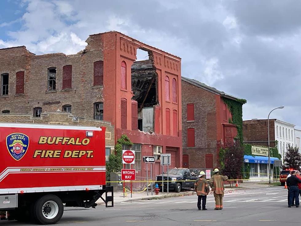 Building Partially Collapses In Downtown Buffalo