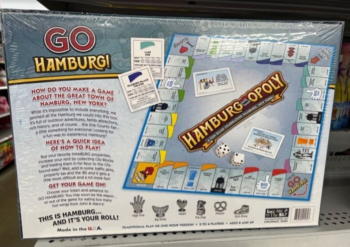 Town Of Hamburg Now Featured In Monopoly Game