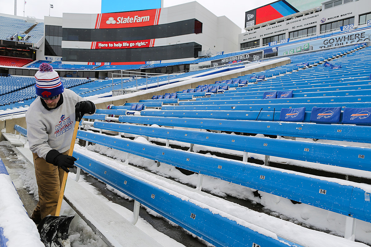 Buffalo Bills looking to hire snow shovelers at Highmark Stadium ahead of  Sunday's game