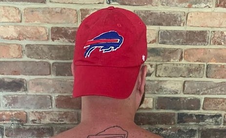 News 4 WIVB Buffalo  ALLEN FOREVER Bills fan Michael BonGiovanni got this  ink today to celebrate Josh Allens nowfamous leap Photo by the tattoo  artist Sean Miller  Facebook