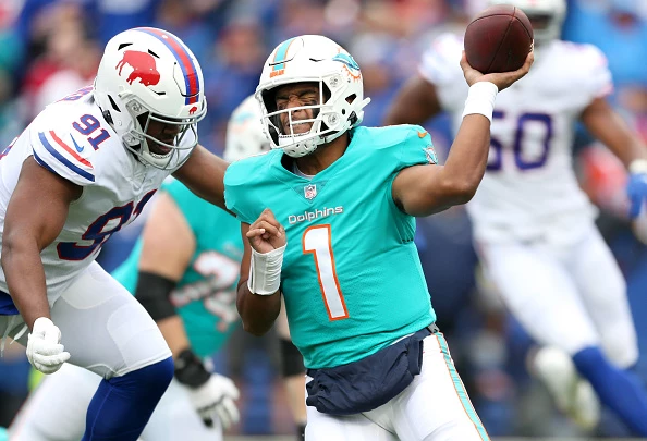 LOOK: Dolphins fan hilariously converts into Bills fan after Josh