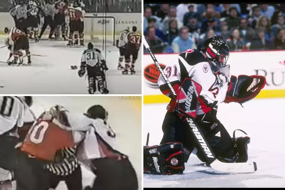 A Buffalo Sabres Goalie Fight is Trending Today [WATCH]
