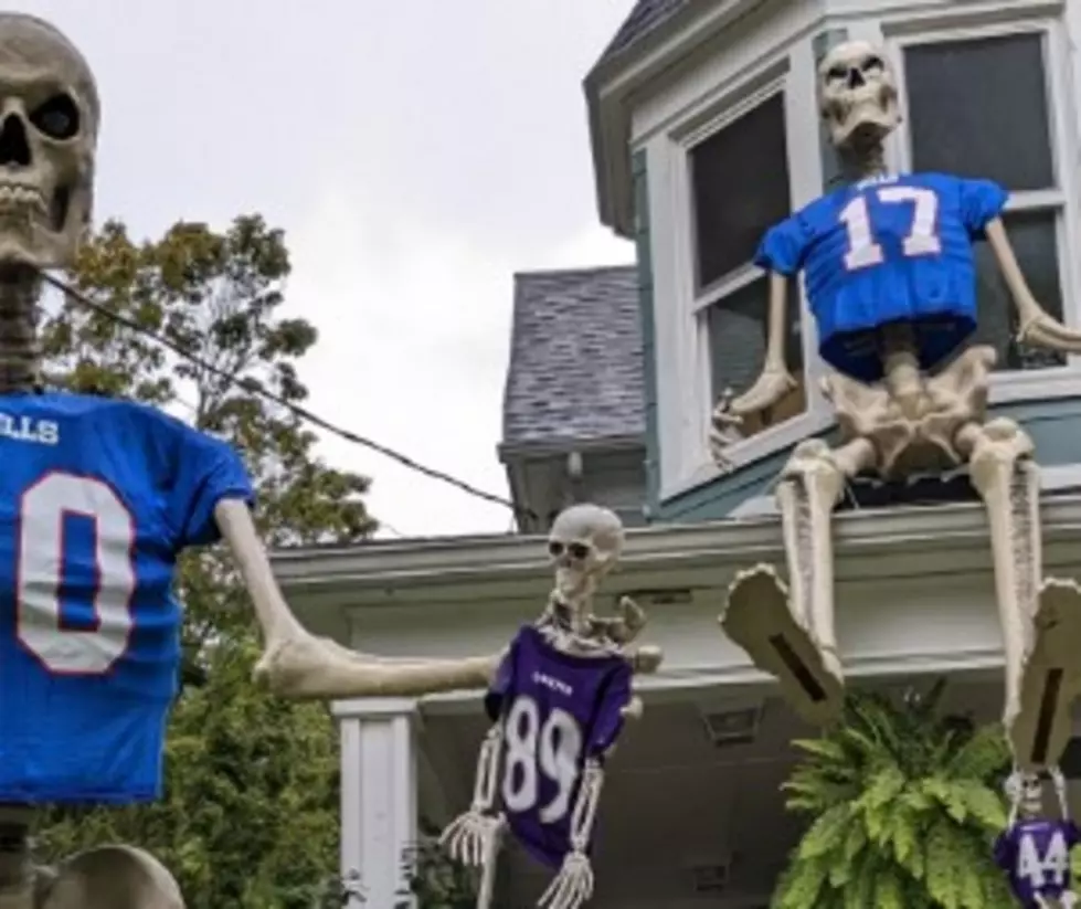 Best Front Yard Buffalo Bills Skeleton Display in WNY