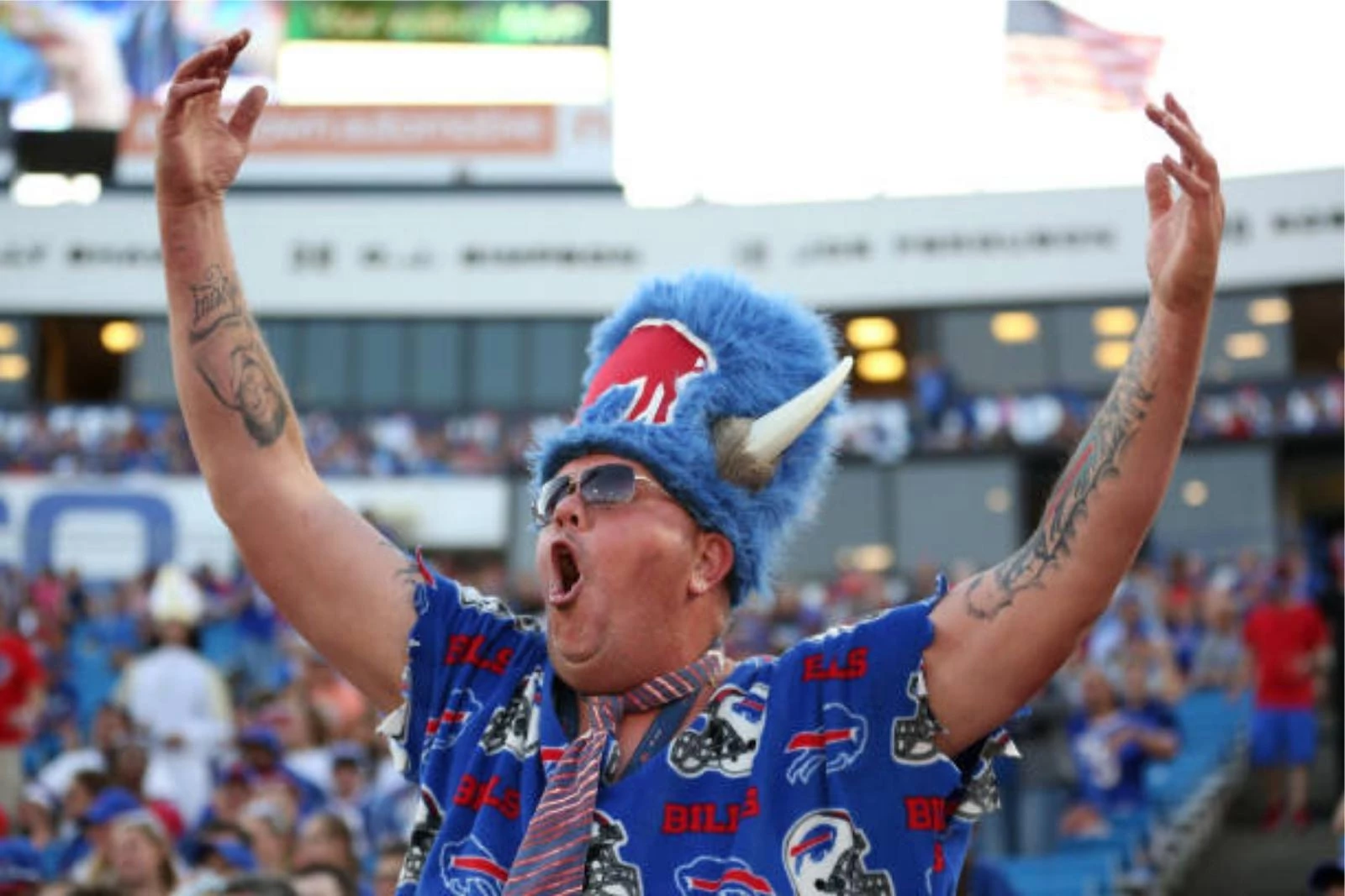 Bills Mafia invades SoFi Stadium ahead of Thursday Night Football game  against Rams