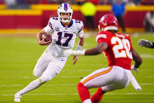 Josh Allen Hurdles a Chiefs Player Again on National TV [WATCH]
