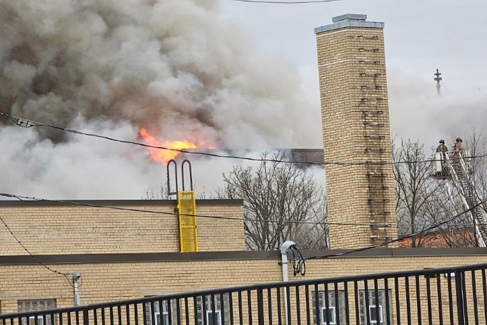 LOOK: Massive Fire Happening In Downtown Buffalo