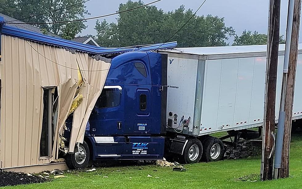 Tractor Trailer Collides Into Western New York Business