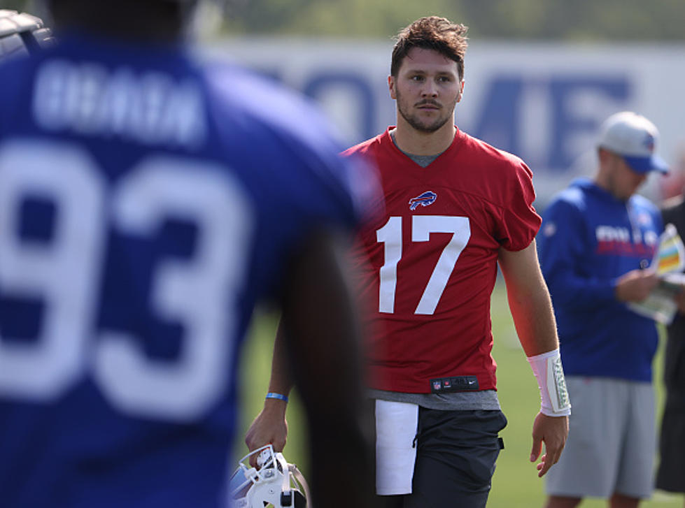 Josh Allen Limped Off Field During Buffalo Bills Training Camp