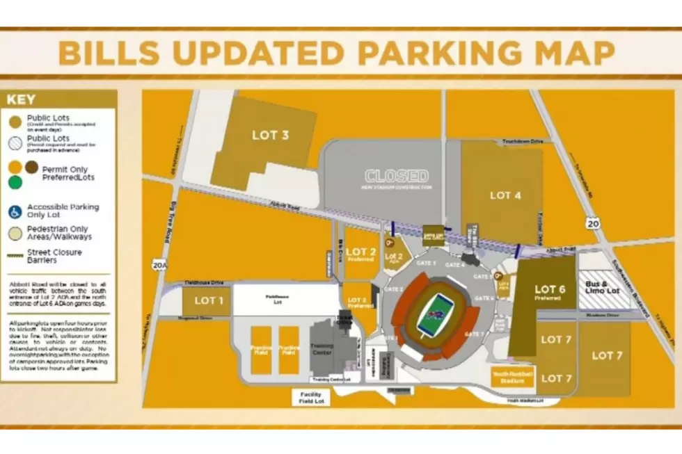 Updated Highmark Stadium Parking Map
