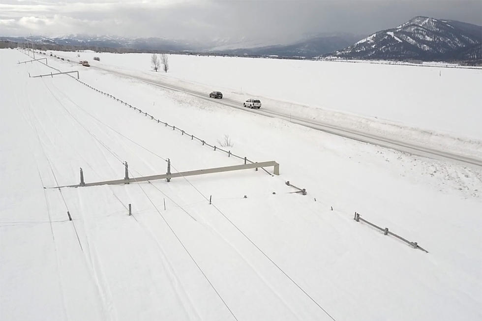 Drone Footage Shows Jackson Hole Buried in Snow and Powerless