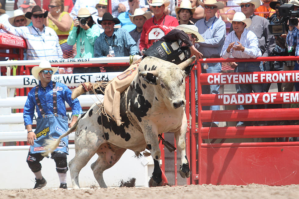 Check Out Slo-Mo Cheyenne Frontier Days Bull Riding [VIDEO]