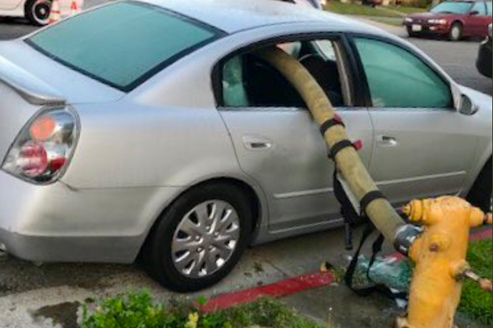 This is Why You Don’t Park in Front of a Fire Hydrant