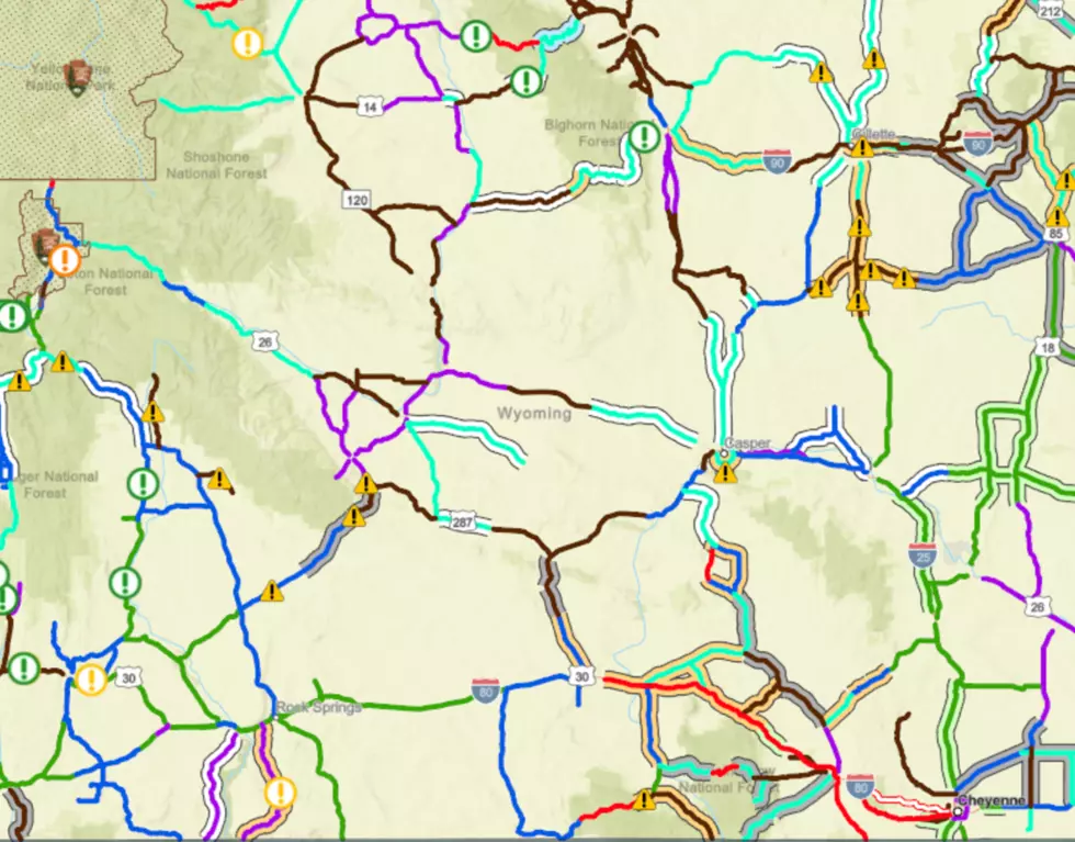 Weather and Crashes Close I-80 Cheyenne to Rawlins Saturday Morning