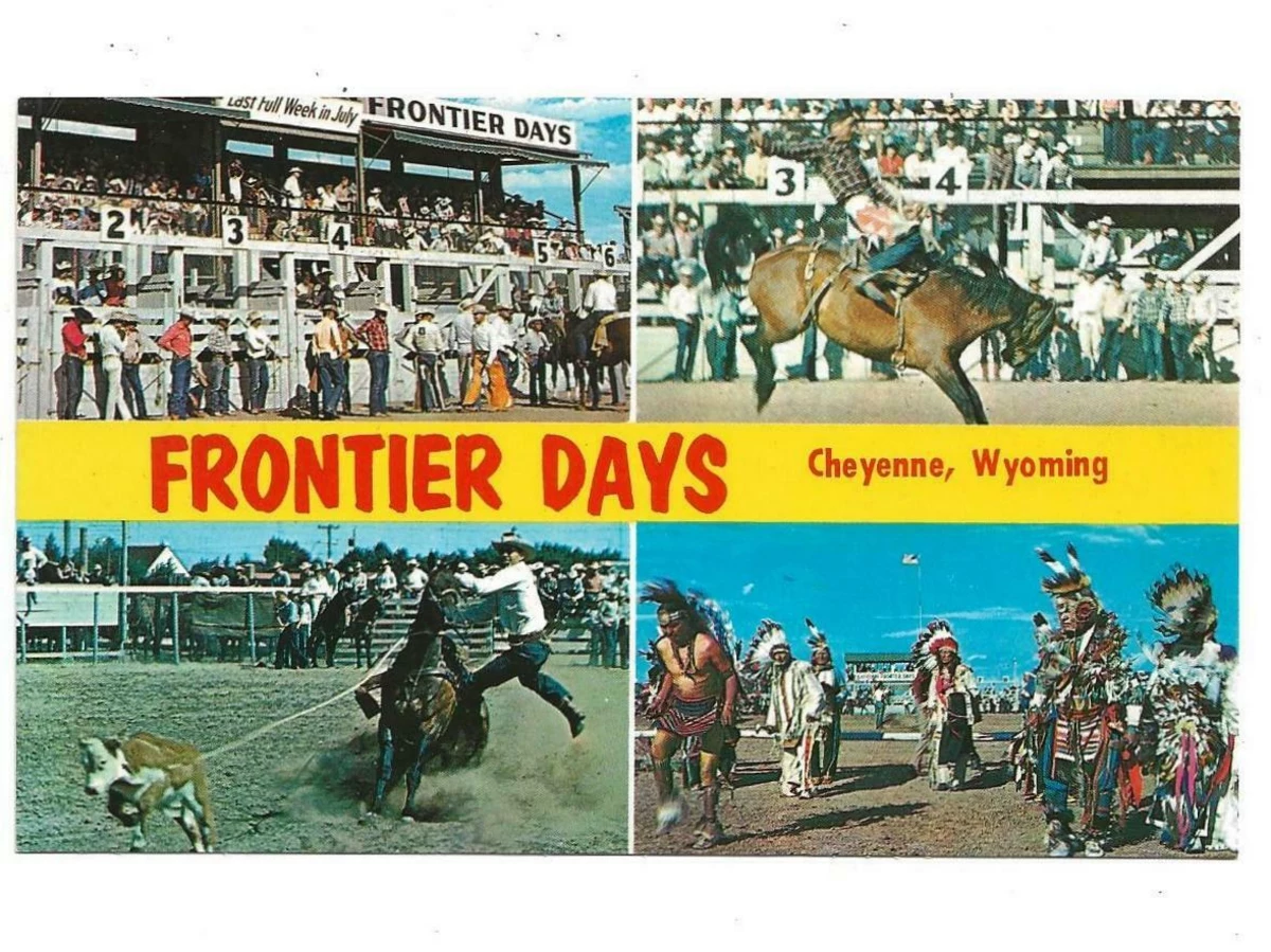 LOOK: VIntage Postcards From Cheyenne Frontier Days