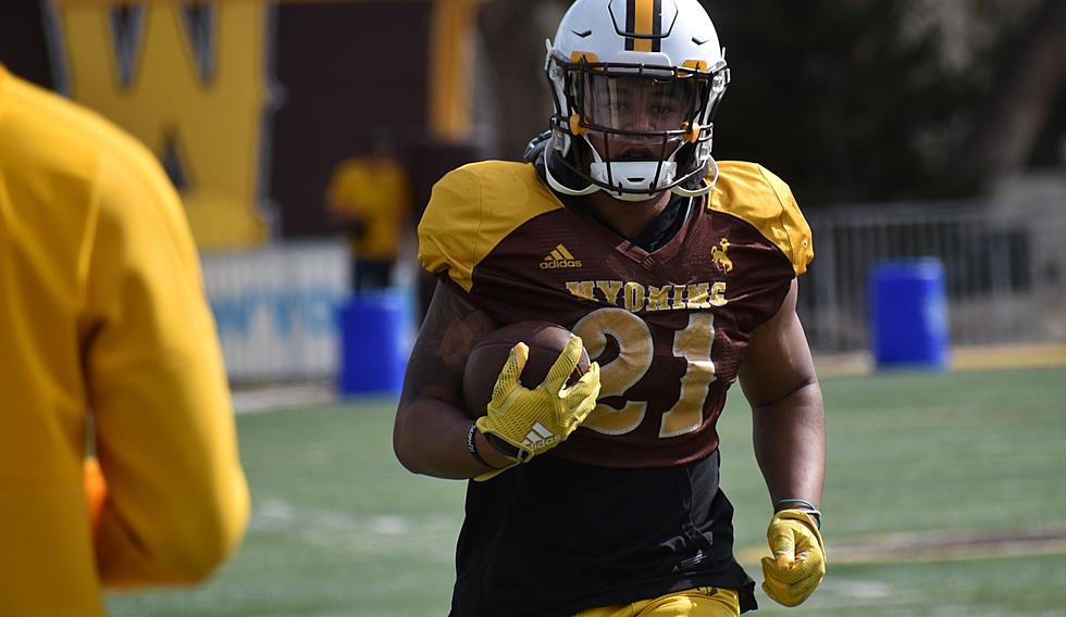 Wyoming has options at running back. Lots of them